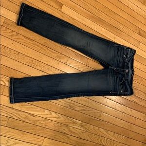 Express low rise skinny jeans